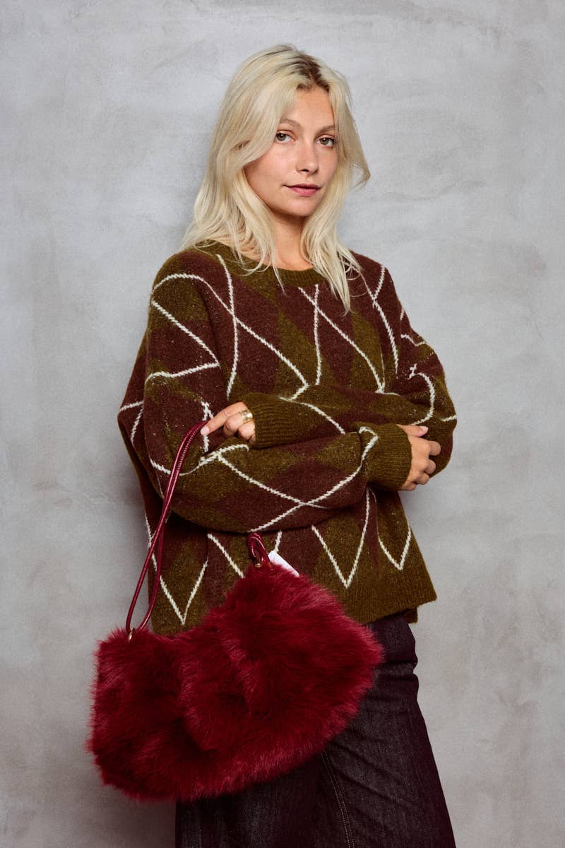 Sac en fausse fourrure