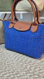 Sac à Main Raphia Double Fermeture Éclair Mia Larouge