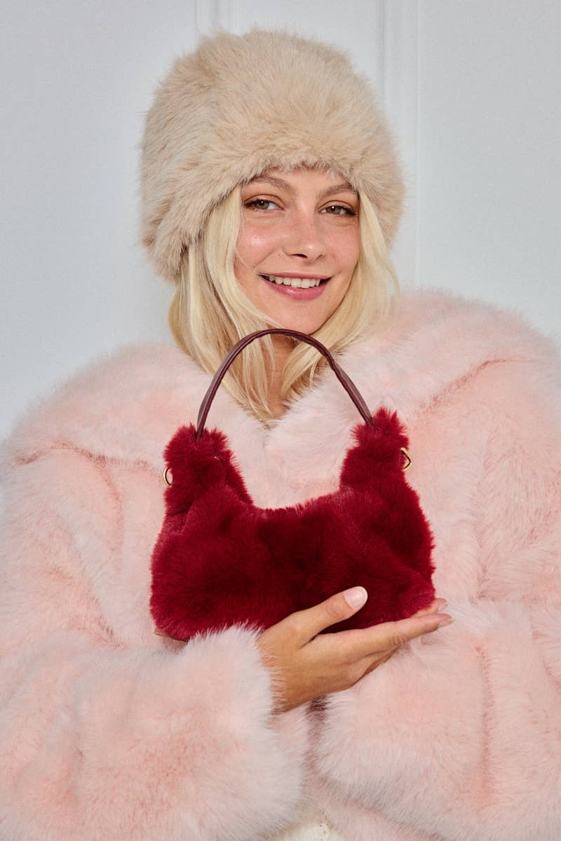 Sac en fausse fourrure