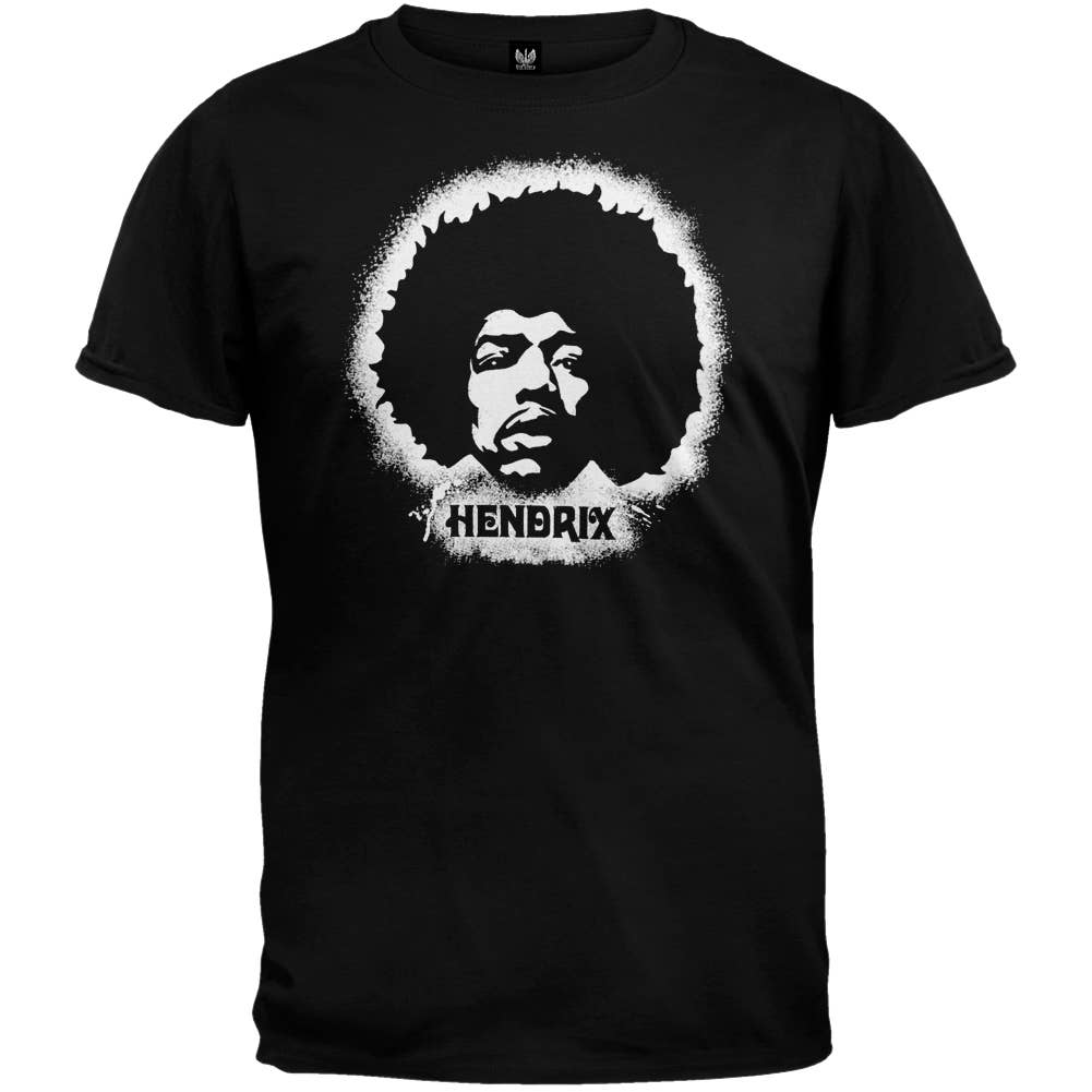 T-shirt Homme Jimi Hendrix Glow – Rock Légendaire