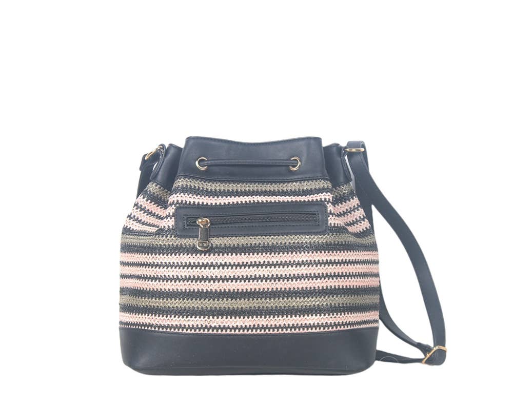 Sac Bandoulière Raphia Coloré Mia Larouge