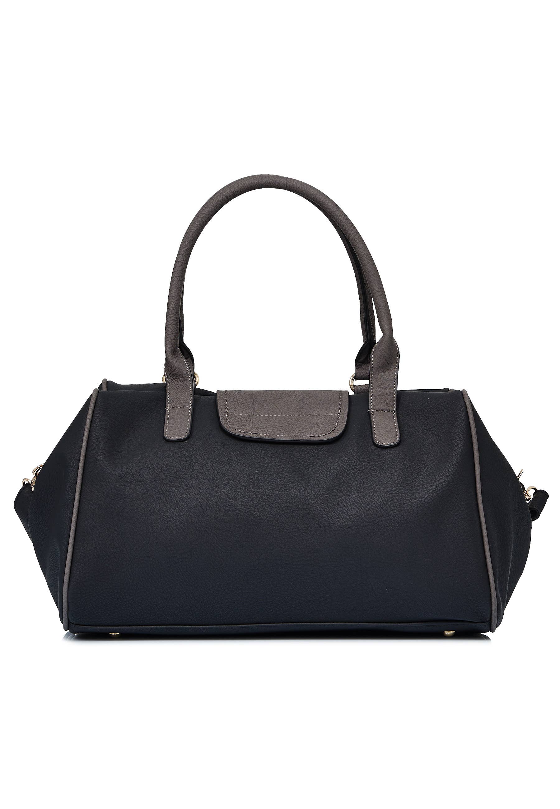Sac Otay HJS - Sac Bicolore Noir & Gris