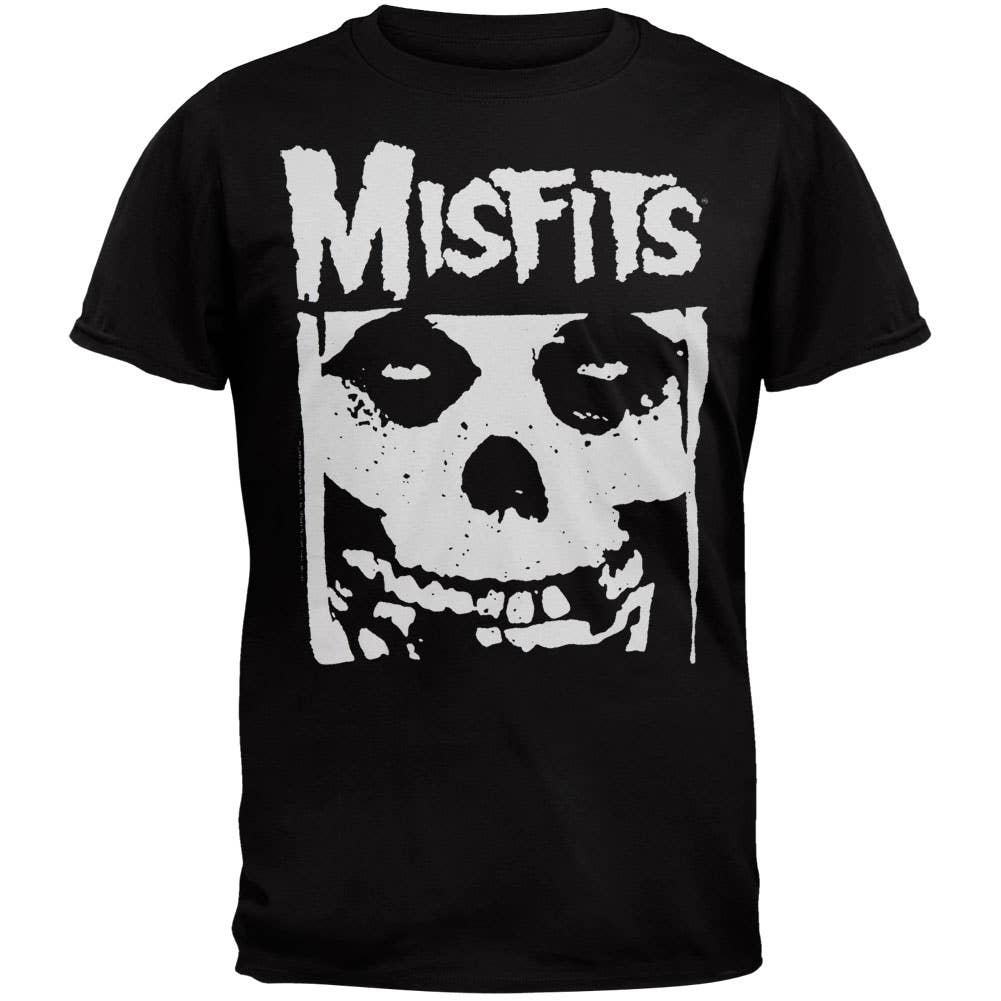 T-shirt Misfits Homme - Logo Close Up Noir