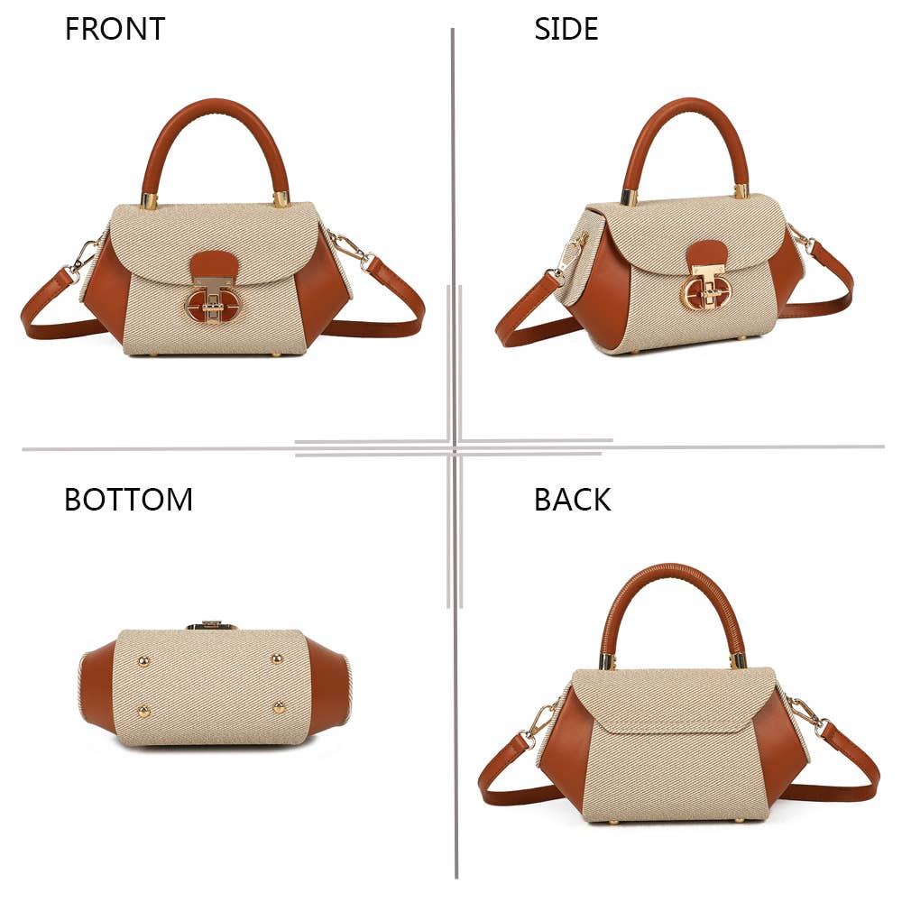 Sac Léa Gallantry - Petit Sac Structuré Effet Tissé