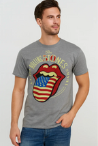 T-shirt homme Rolling Stones - Logo langue 50e anniversaire