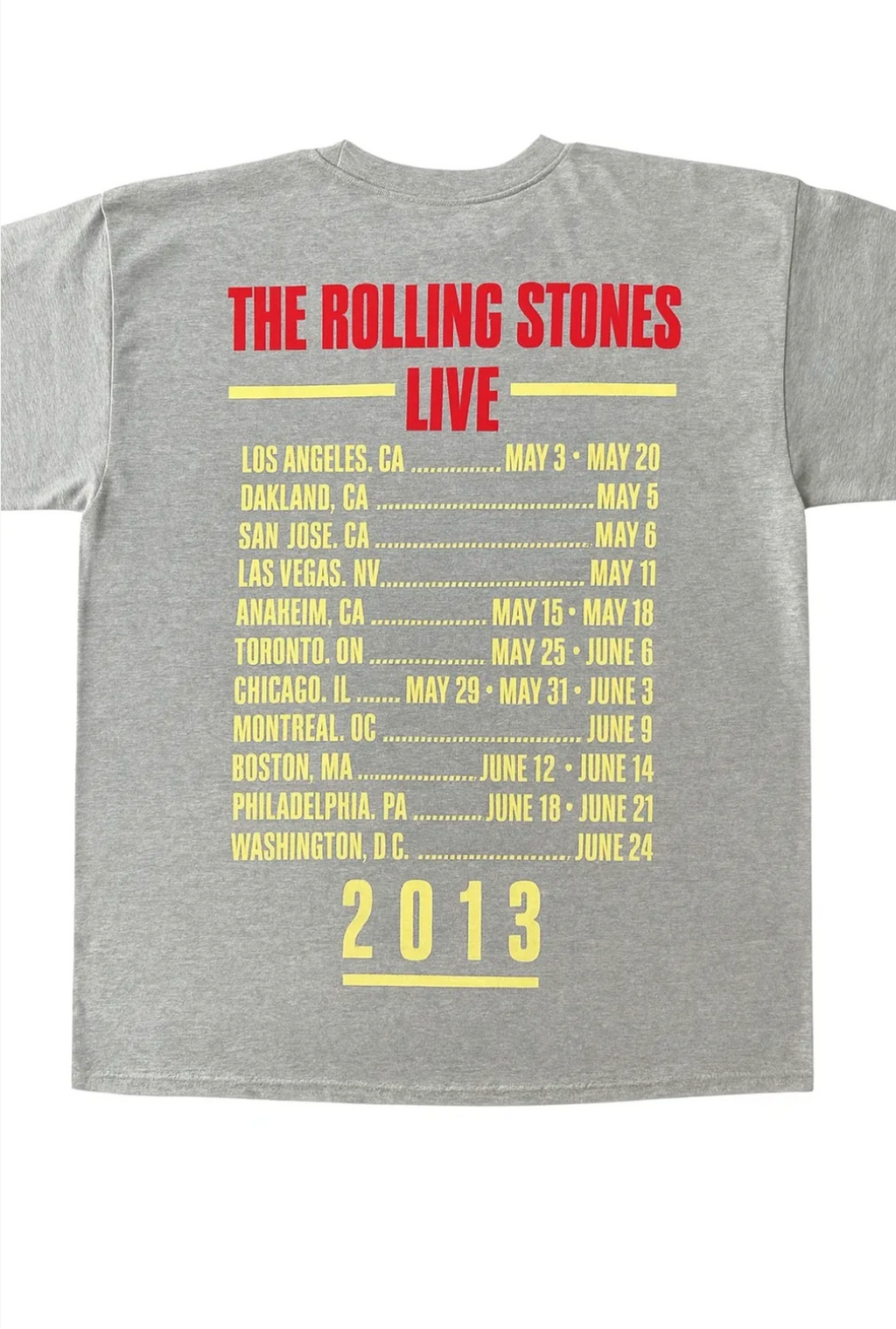T-shirt homme Rolling Stones - Logo langue 50e anniversaire