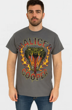 T-shirt Homme Alice Cooper - Tournée Snake Flames