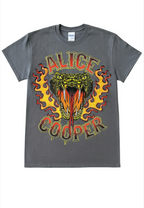 T-shirt Homme Alice Cooper - Tournée Snake Flames