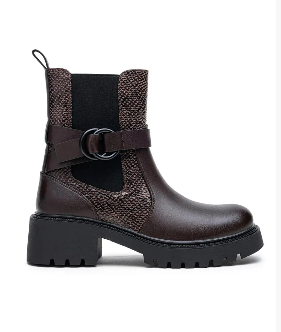 Bottines Chelsea Rock & Texture Reptile