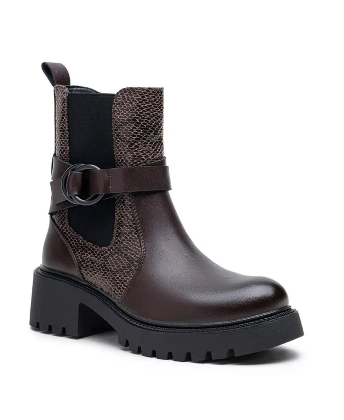 Bottines Chelsea Rock & Texture Reptile