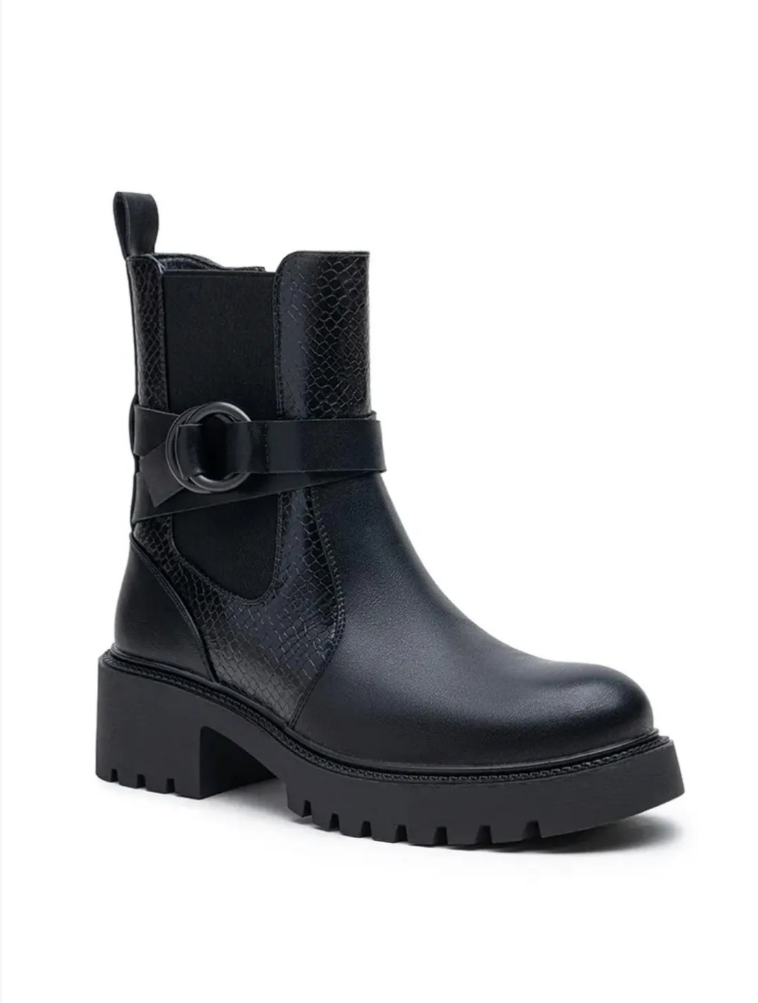 Bottines Chelsea Rock & Texture Reptile