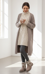 BOTTINE FOURÉE - CHALEUR ET STYLE POUR L'HIVER