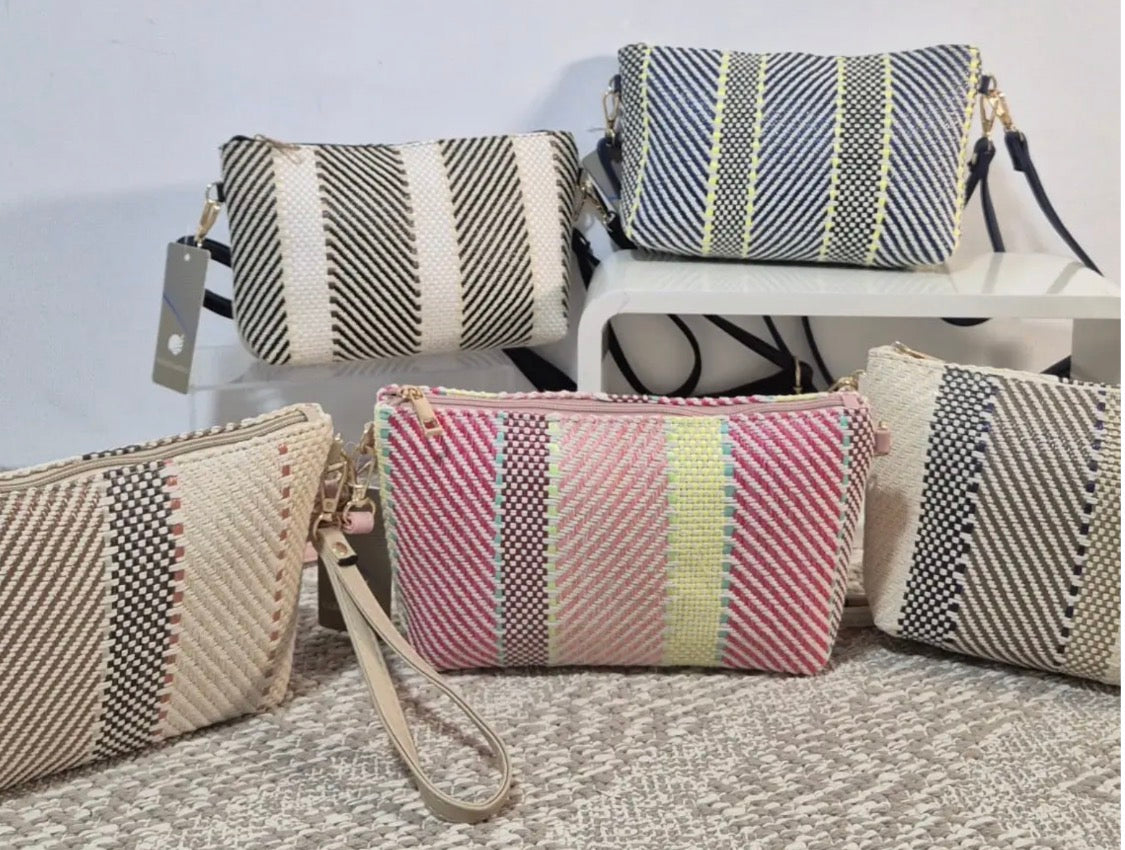 Sac à Main Bandoulière Raphia Compact Mia Larouge