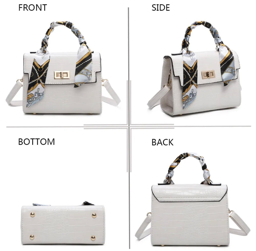 Sac Exotique Gallantry - Effet Croco Luxe