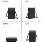 Portefeuille Femme Délicate Noir - Compact et Élégant avec Multiples Compartiments