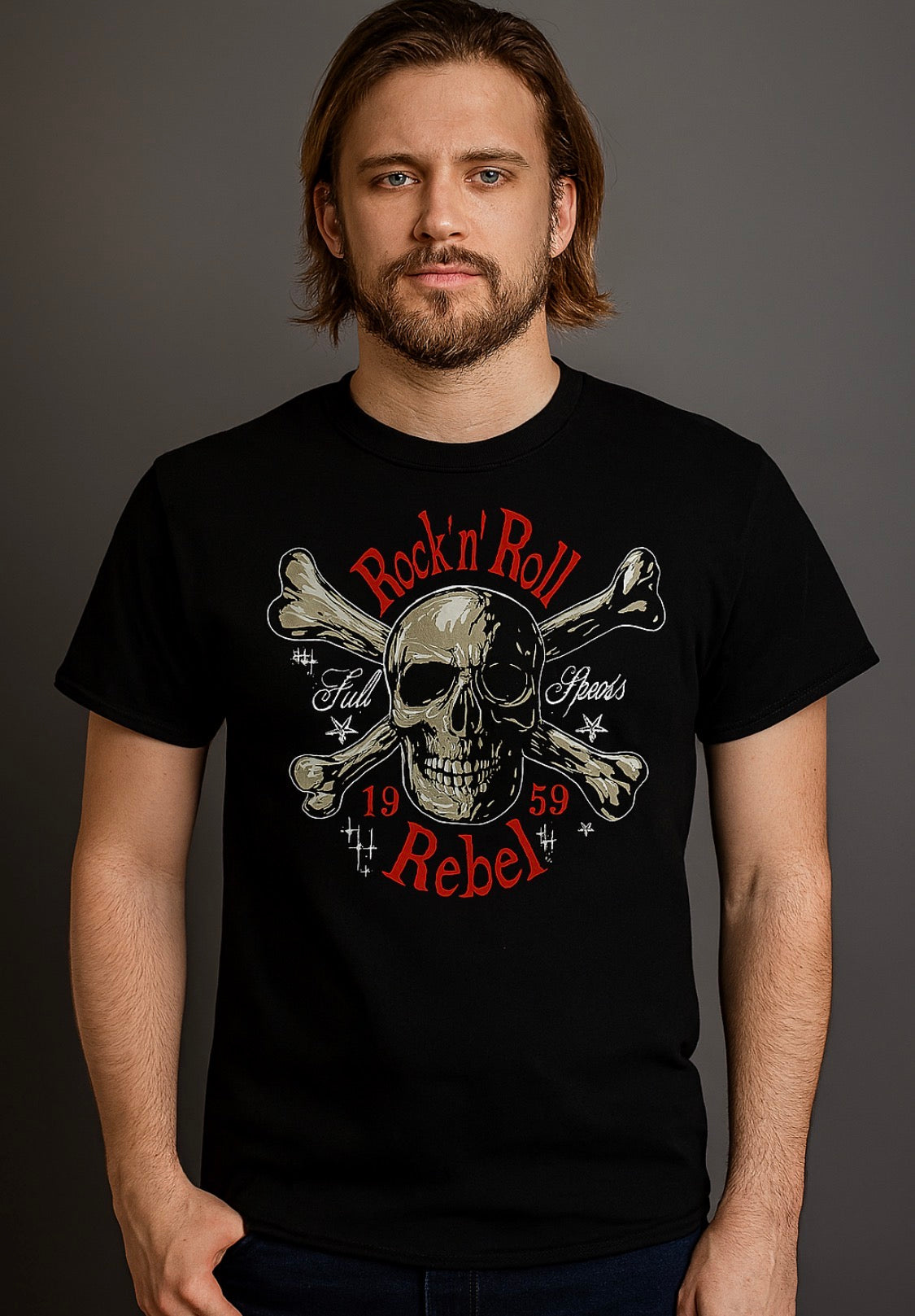 King Kerosin - T-shirt homme Rock N Roll Rebel
