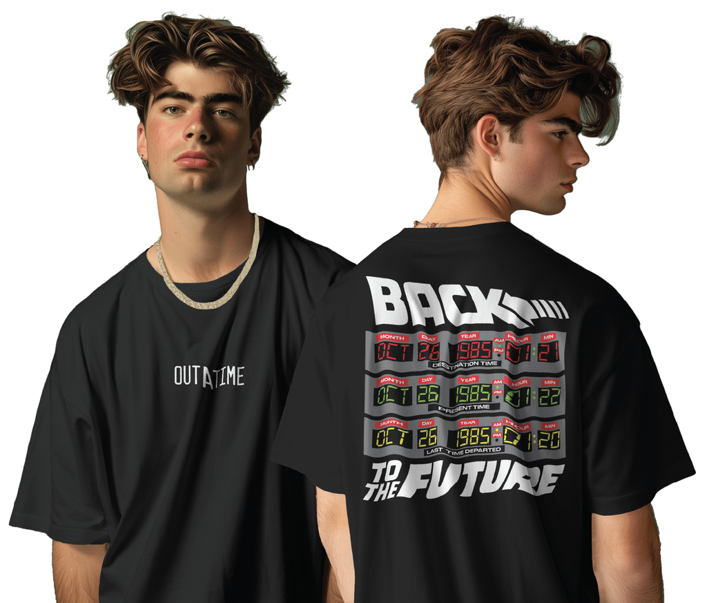 Maglietta UFFICIALE Ritorno al futuro – OUTATIME