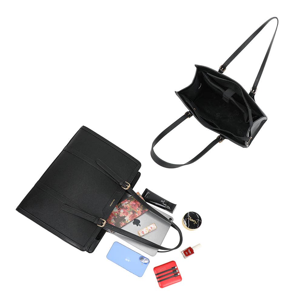 Sac Cabas Élise Grand Format Noir