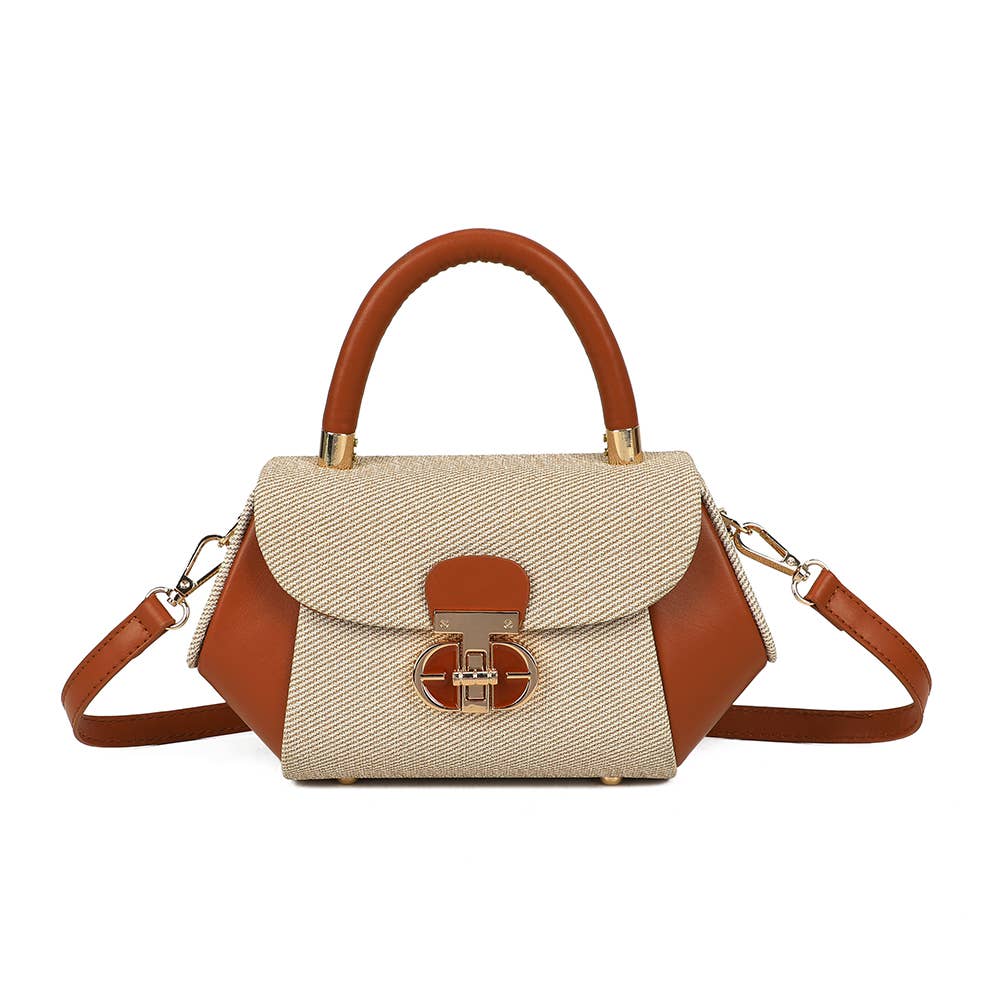 Sac Léa Gallantry - Petit Sac Structuré Effet Tissé