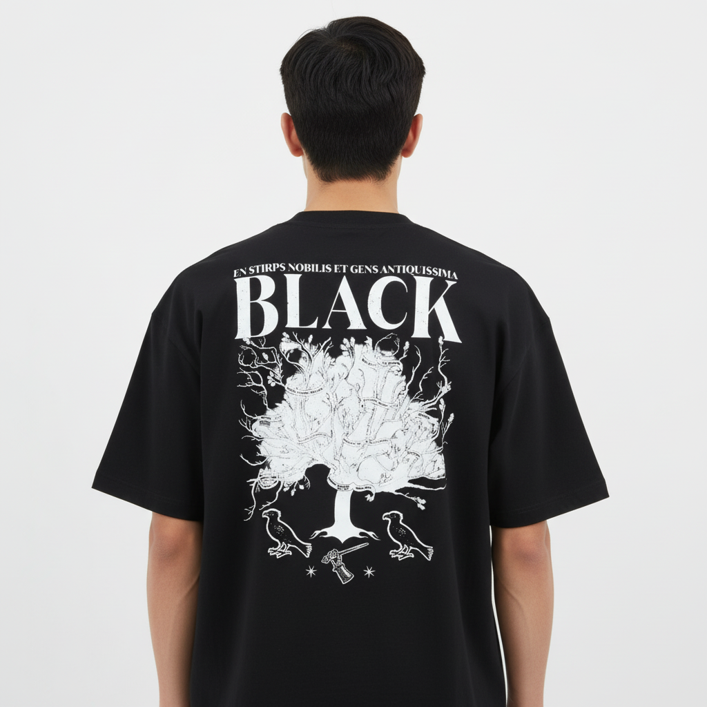 T-shirt Harry Potter Officiel - Maison Black