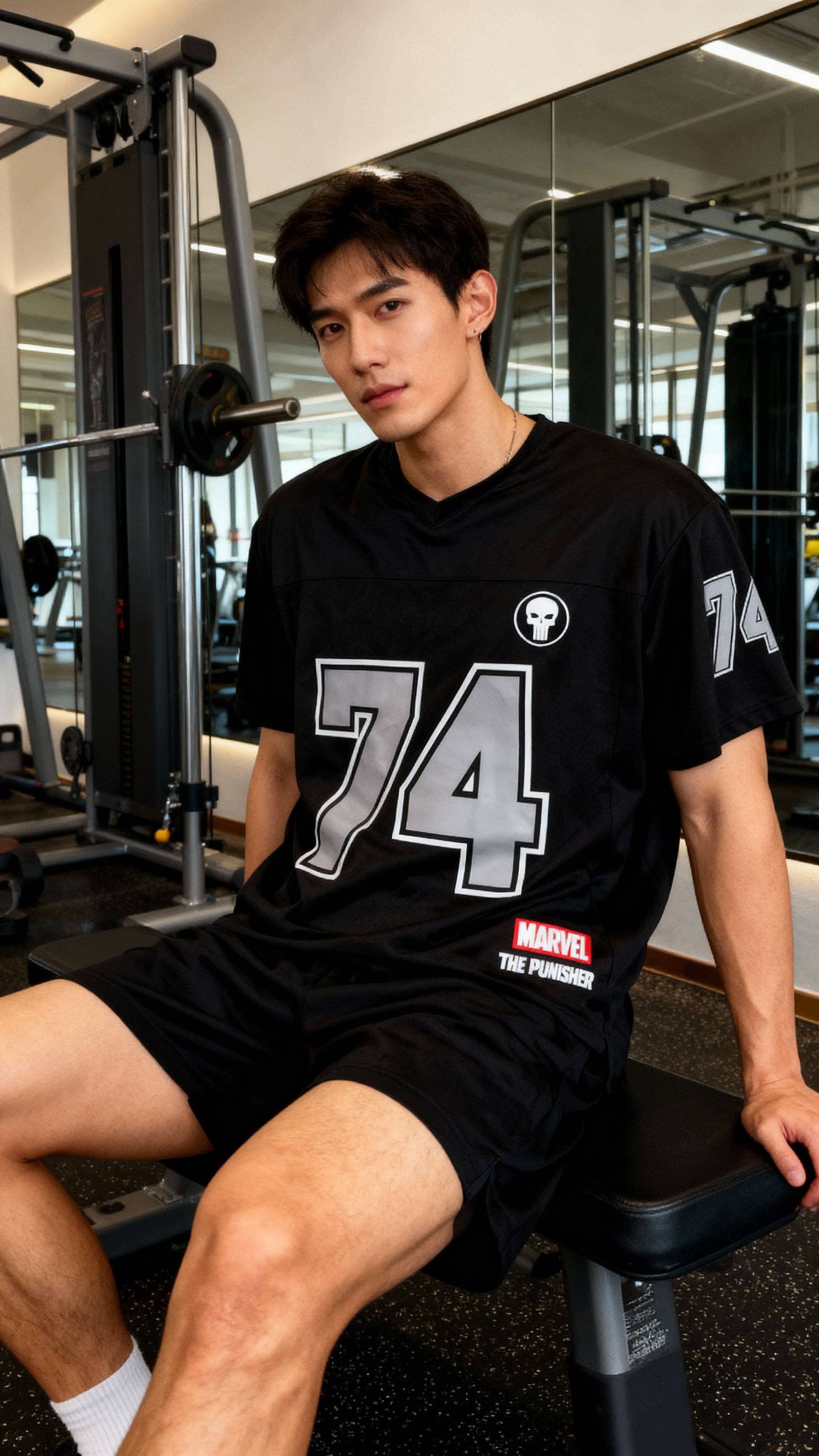 T-shirt Sport The Punisher Marvel - New York 74