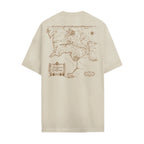 T-shirt Oversize Carte Seigneur des Anneaux